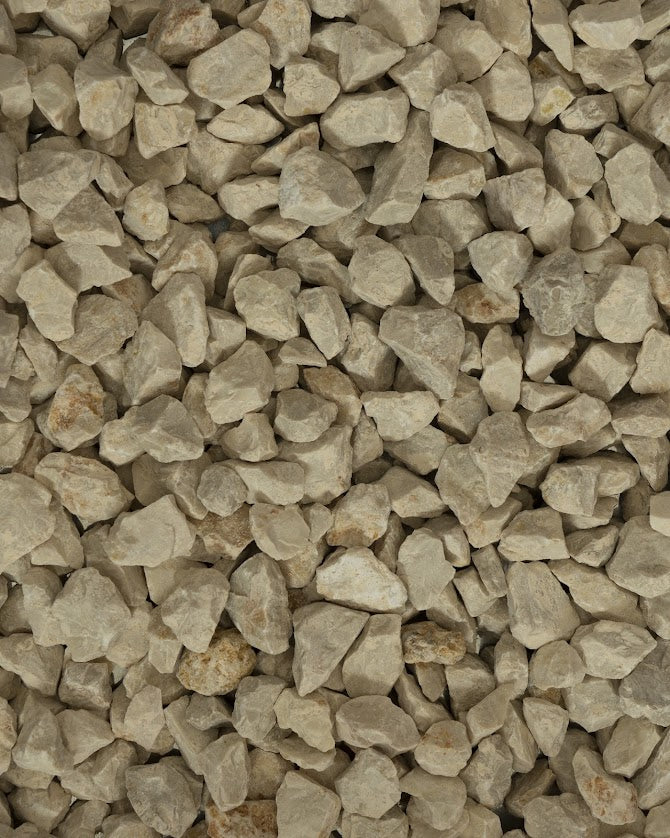 Granulato Botticino 9 -12mm su gravel grid carrabile
