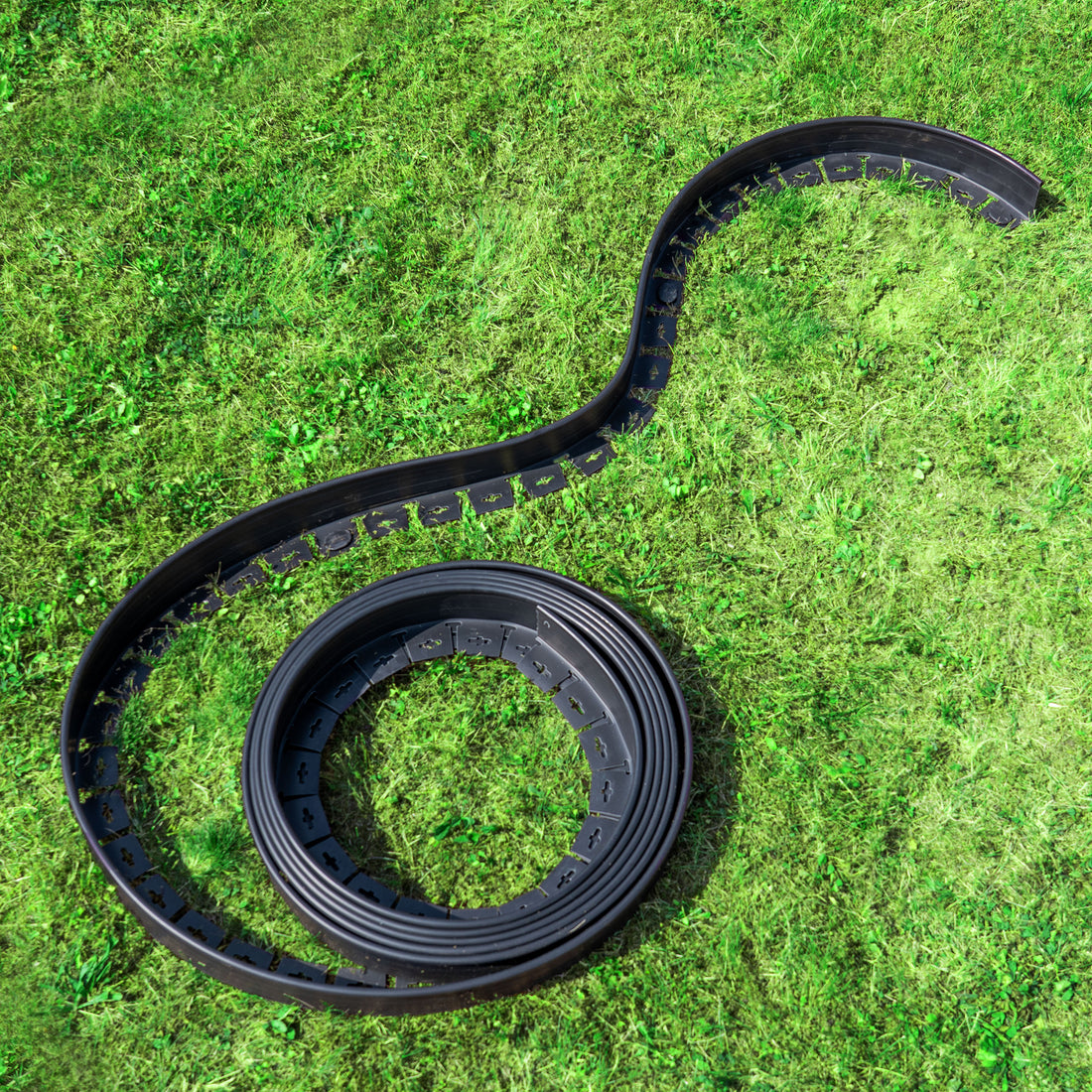 Bordura per giardino flessibile a L - 10 metri - 75mm altezza